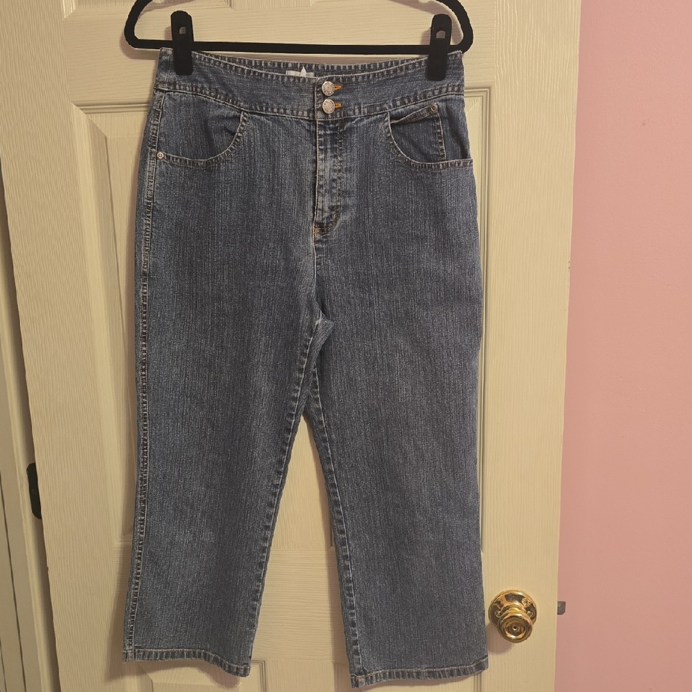 Chico's Blue Ankle Jeans